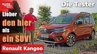 Renault Kangoo Nicht schick aber besser als ein SUV  Test  auto motor und sport [upl. by Ailenroc]