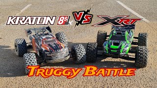 Arrma Kraton 8s Vs Traxxas Xrt  Both are great [upl. by Gnouhk]