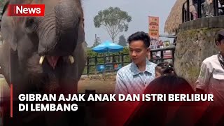 Momen Gibran Rakabuming Raka Bareng Keluarga Berlibur Objek Wisata Lembang Park Zoo [upl. by Imaon137]