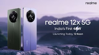 realme 12x 5G  Launching on 2nd April 12 Noon [upl. by Nedyaj]