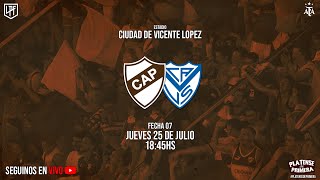 Platense V Vélez Sarfield  En Vivo  Platense de Primera  LPF 2024  F06 [upl. by Cicily]