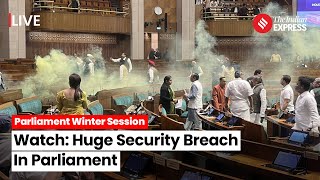 Parliament Attack Security Breach In Lok Sabha Attackers Arrested  Lok Sabha Security Breach [upl. by Yrokcaz]