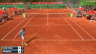 Enrique Lopez Perez ESP vs Andrea Arnaboldi ITA 2018 ATP Challenger Tour tennis [upl. by Arama256]