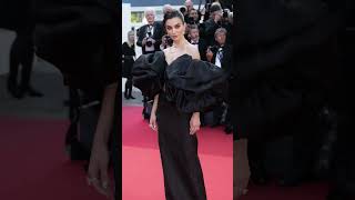 Models vs celebrities at cannes film festival outfits addition part 1 💕✨️youtubeshorts cannes [upl. by Wardlaw996]