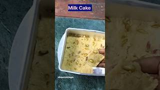 Basan milk cake Recepi youtubeshorts food cake shorts [upl. by Brady]