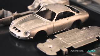 143 scale 1963 Ferrari 250 GT Lusso metal kit by Piranha Models  BenzinaShop [upl. by Netloc498]