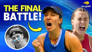 ARYNA SABALENKA VS JESSICA PEGULA FINAL  US OPEN 2024 [upl. by Akihsal]