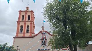 Tercera llamada a misa de la Dormición de María Templo de Tlaxcala SLP ⛪️🔔  Quincenario 2024 [upl. by Nnylyaj]