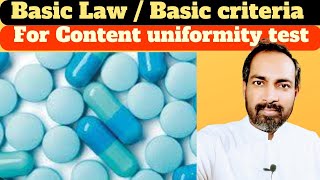 CONTENT UNIFORMITY as per IP [upl. by Viglione]