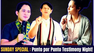 LIVE Gabi ng Testimoniya sa Espesyal na Episode ng Punto por Punto [upl. by Licht200]