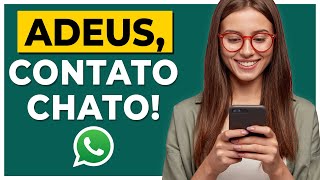 Como Excluir Contato do WhatsApp  iPhone e Android [upl. by Leyla234]