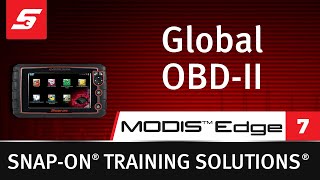 Global OBDII MODIS Edge™ Pt 713  Snapon Training Solutions® [upl. by Palocz]