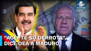 OEA desconoce victoria de Nicolás Maduro en elecciones de Venezuela [upl. by Marya]