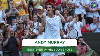 18 Minutes of Murray Magic ✨ Andy Murrays Best Ever Wimbledon Shots [upl. by Siladnerb]