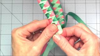 Woven Ribbon Headband with a Twist Tutorial [upl. by Bhayani]