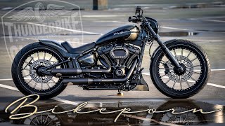 Thunderbike Gentle Style  customized HarleyDavidson Breakout  BIKEPORNThundertalk [upl. by Atinod]