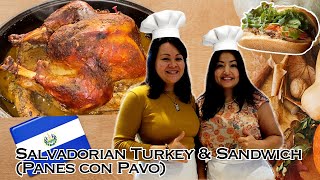 Salvadorian Turkey Sandwiches Sauce amp Curtido🇸🇻 Bilingual Spanish amp English Thalia Fun Family [upl. by Ecallaw]