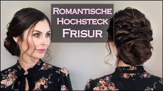 Romantische Hochsteckfrisur für lange Haare [upl. by Soalokin]