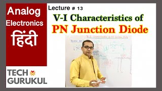 VI Characteristics of PN Junction Diode in Hindi  TECH GURUKUL By Dinesh Arya [upl. by Imnubulo137]