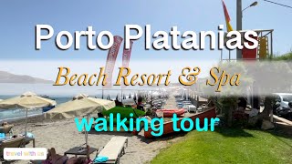 Porto Platanias Beach Resort amp Spa Walking Tour [upl. by Sadonia]