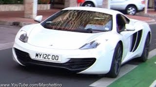 McLaren MP412C  Start Up and Driving in Monaco [upl. by Ik436]