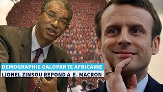 DEMOGRAPHIE CROISSANTE AFRICAINE ZINSOU REPOND A MACRON [upl. by Ahsirat]