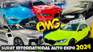 Surat international auto expo 2024  premium bike luxury car launching [upl. by Chui]