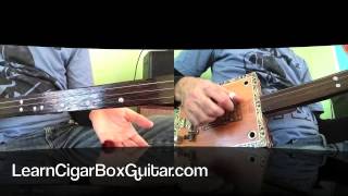 How to play You Gotta Move on a cigar box guitar [upl. by Larine434]