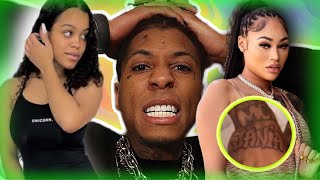 NBA Youngboy Stunting w Wife Jazlyn Mychelle Finally Over Baby Mama Jania Meshell amp Covered Tattoo [upl. by Schonfeld849]