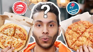 Best Margherita Pizza   Dominos Vs Pizza Hut Food Taste Test 🔥 Dominos India Pizza Hut India [upl. by Nevaed]