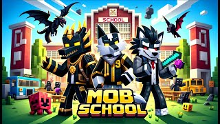 MEIN ERSTES MINECRAFT VIDEO  MOB SCHOOL krone mod minecraft gaming [upl. by Kus]