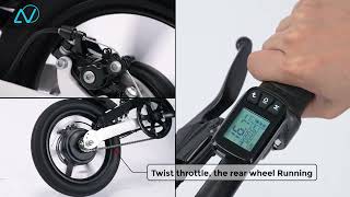 ANCHEER Folding Electric Bike for Adults  StreetRider [upl. by Uriel]