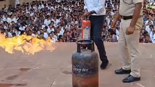 gas cylinder ki aag 🔥🔥🔥 ko fir cylinder se kaise bhejunga mock drill subscribe short trending [upl. by Nero]