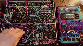 Eurorack Modular  SP404 MK2 Techno Jam 6 [upl. by Youngman81]