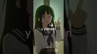 Frases Sad anime sad edit hyouka fypシ reflexion [upl. by Yvonner]