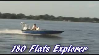 Flats Boats Shallow Water Boats  Fishing Skiffs by Bay Craft Boats 180 Flats Explorer [upl. by Lindemann73]