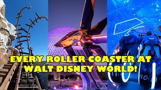 Every Roller Coaster at Walt Disney World in Orlando Florida Full Onride POV [upl. by Bonis511]