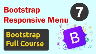 Bootstrap Responsive Menu  Bootstrap Full Course in Hindi [upl. by Ettenajna]