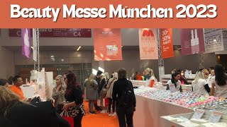 Rundgang über die Beauty Messe München Kosmetik Nageldesign Wimpernverlängerung uvm Oktober 2023 [upl. by Ardnovahs]