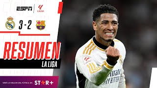 ¡AGÓNICA REMONTADA REAL EN EL CLÁSICO PARA ACARICIAR LA LIGA  R Madrid 32 Barcelona  RESUMEN [upl. by Celik]