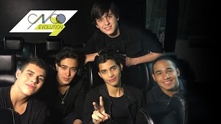 CNCO Evolution  Richard showed the boys his one and only New York [upl. by Ylenats]