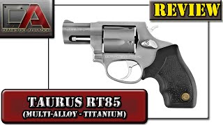 Análise Review do Revólver Taurus 85 Ultra Lite Titanium  Calibre38 SPL [upl. by Yanej]