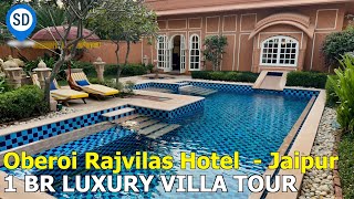 Jaipur Luxury Hotel  Oberoi Rajvilas Resort  1 BR Villa Tour in Rajasthan [upl. by Naji]