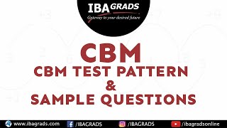 CBM Test Pattern and Sample Questions [upl. by Bailar922]