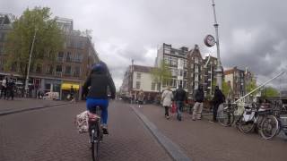 Netherlands Bicycle Tour 2017 Day 1  Amsterdam to Haarlem [upl. by Elcin]