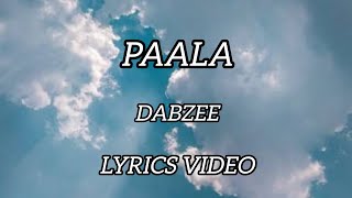 Paala Song Lyrics  AI Dabzee Song  MHR  Dabzee  Rap trending song lyrics [upl. by Jemine463]