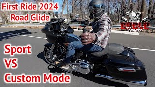 Which Riding Mode Is The Fastest  2024 Harley Davidson Road Glide harleydavidson cyclefanatix [upl. by Ingrid986]