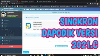 CARA SINKRON DAPODIK VERSI 2021C [upl. by Binette377]