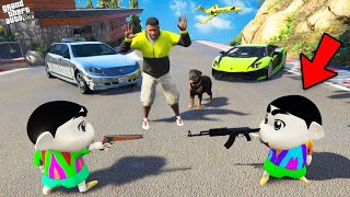 GTA 5  Shinchan amp Pinchan Fight With Franklin in GTA 5  GTA 5 mods [upl. by Paver18]