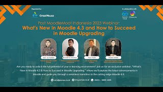 PCMan Webinar Post MoodleMoot Indonesia 2023  Whats New in Moodle 43 [upl. by Marl553]